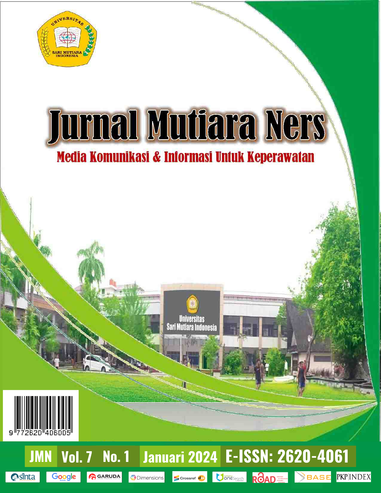 					View Vol. 7 No. 1 (2024): Jurnal Mutiara Ners
				