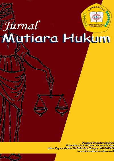 					View Vol. 3 No. 1 (2020): Jurnal Mutiara Hukum
				