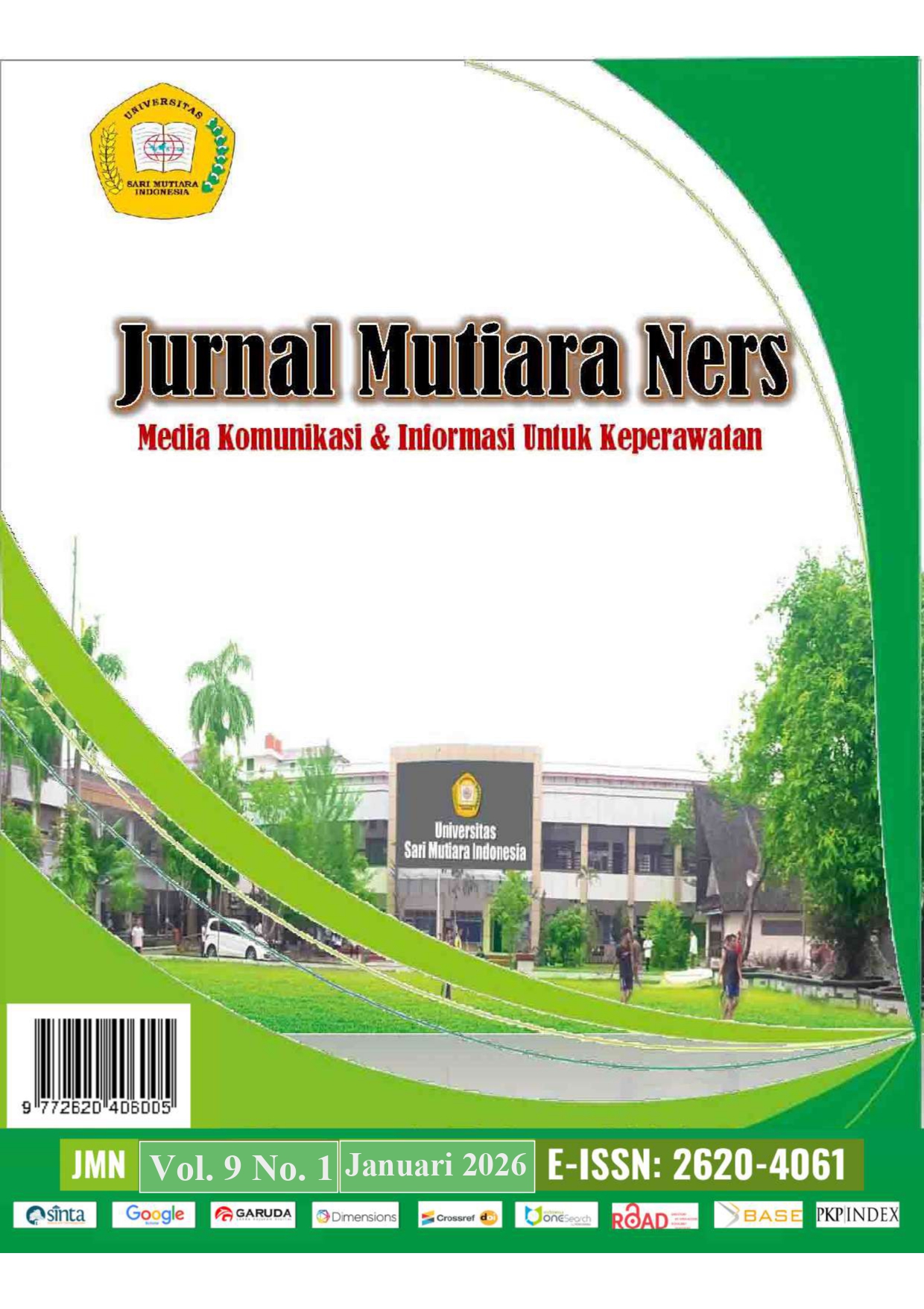 					View Vol. 9 No. 1 (2026): Jurnal Mutiara Ners
				