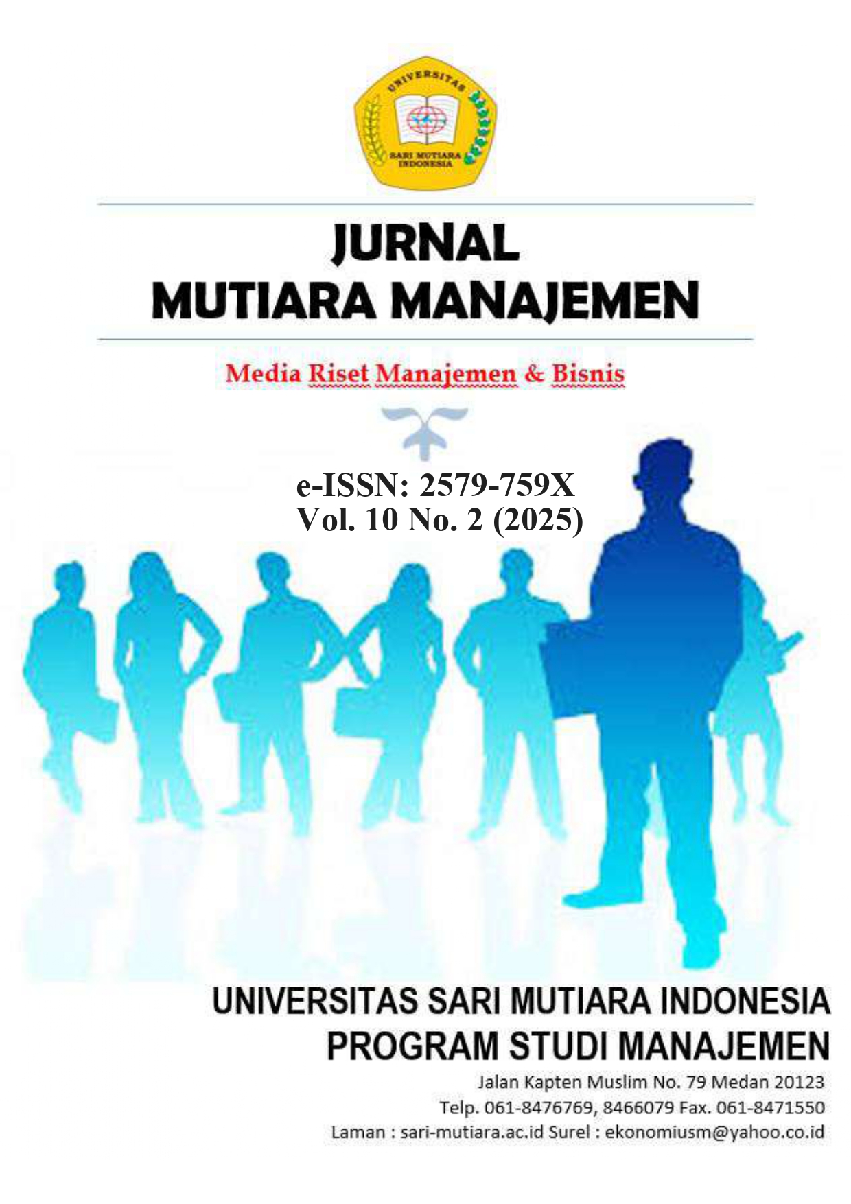 					View Vol. 10 No. 2 (2025): Jurnal Mutiara Manajemen
				
