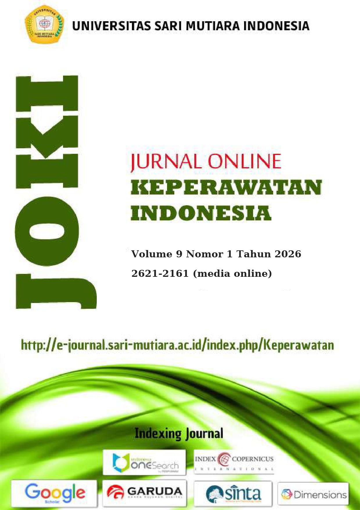 					View Vol. 9 No. 1 (2026): Jurnal Online Keperawatan Indonesia
				
