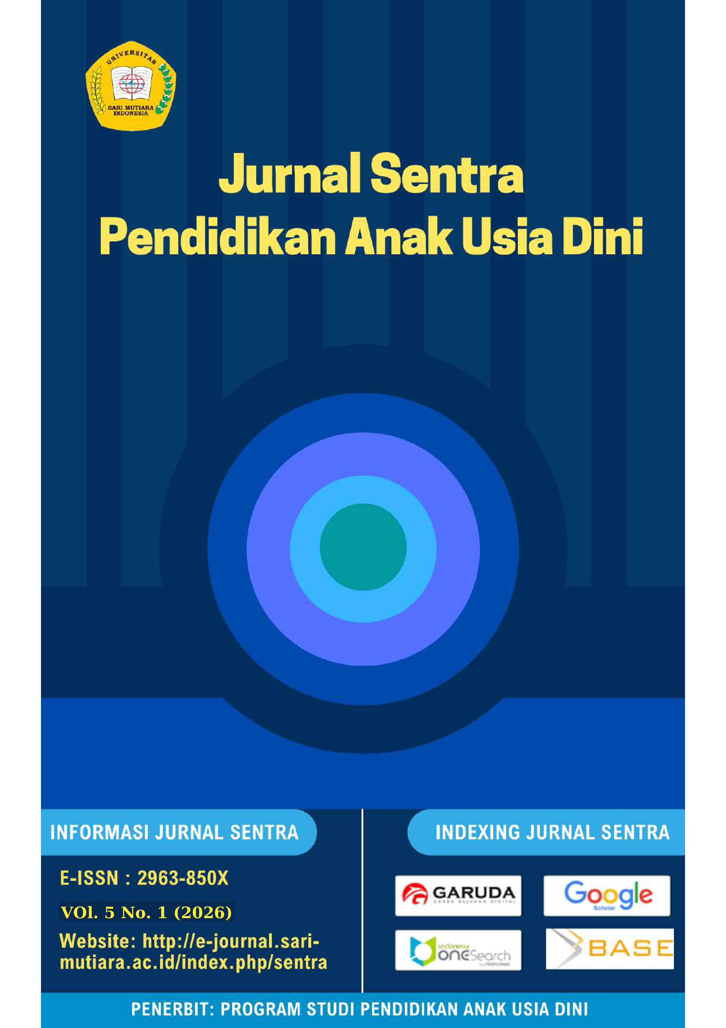 					View Vol. 5 No. 1 (2026): Jurnal Sentra Pendidikan Anak Usia Dini
				